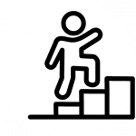 loopline systems icon entwicklungsschritte treppe
