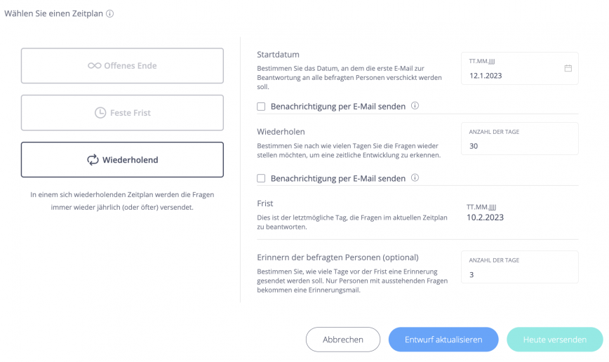Wiederholende Befragung