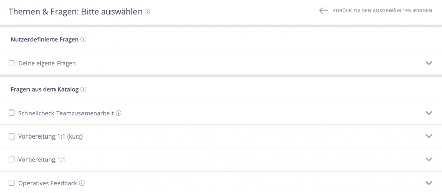operative Fragen