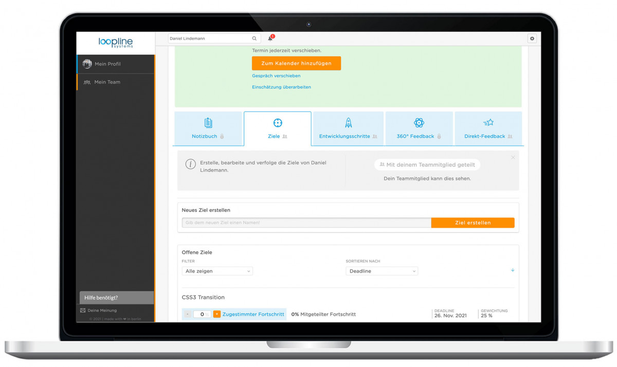 Loopline Systems Produkt Loopline Ziele Loopline Systems Produkt Loopline Ziele